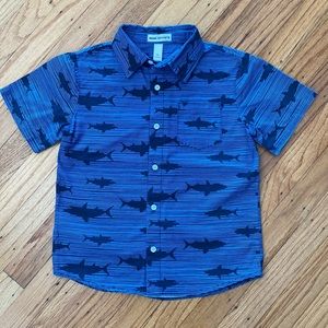 Shark Button Down Shirt